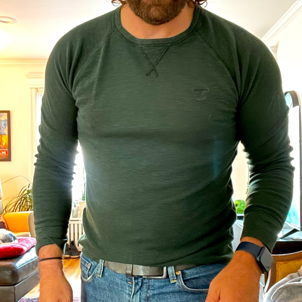 American Eagle Long Sleeve Tee - Green